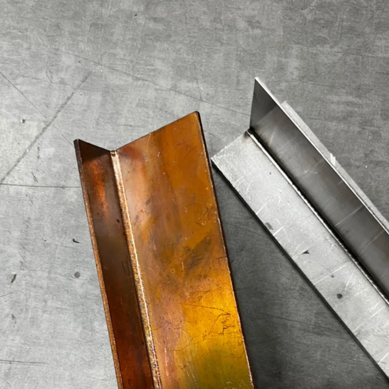 Copper-Stainless Joint — Dissimilar metals · 0.8 mm wire feed