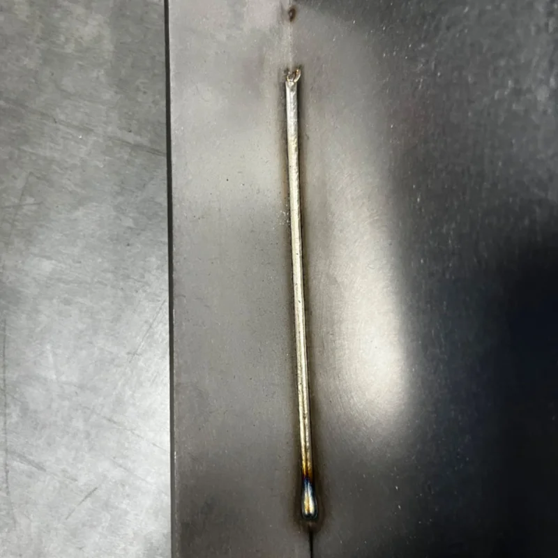 Aluminum 6061-T6 — 3 mm T-joint · continuous duty